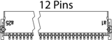 Stiall teirminéil 12-phionna One27 chlaonta