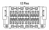 Toisí: Soicéad 12-pin díreach Zero8