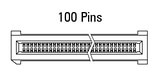 EC.8 nascóir díreach 100-pin