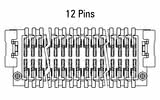 Toisí: Ploc 12-pin díreach Zero8