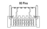 Toisí an phlug 80-pin claonta Zero8